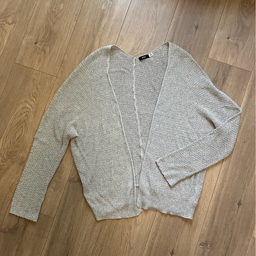 BDG Light Gray Cardigan Sweater